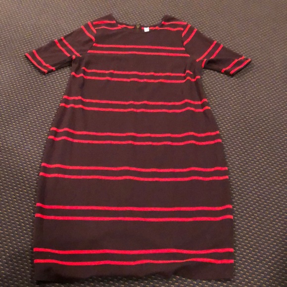 Old Navy XXL brown & red striped maternity dress - Picture 1 of 9
